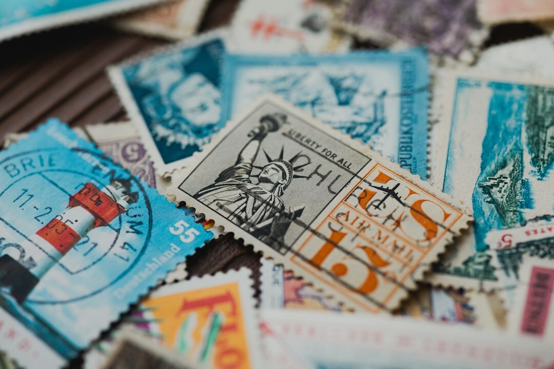 antique stamp collection
