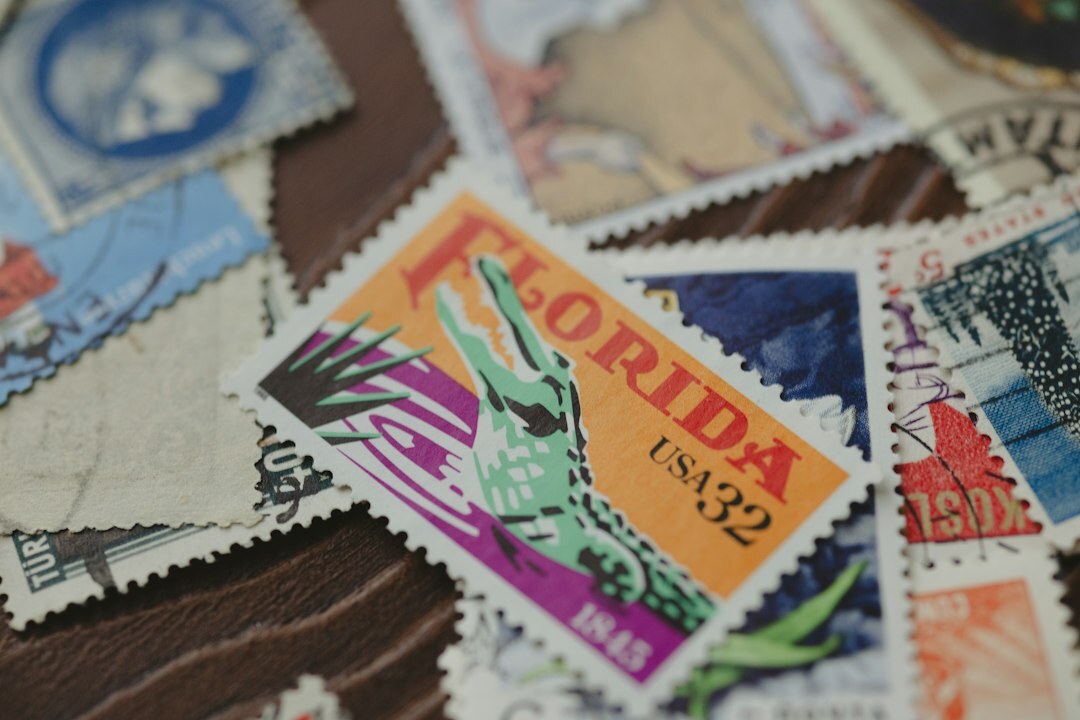 vintage postage stamp